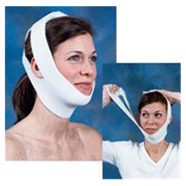 ES Medical Band Compression Facial One Size Unisex White Ea