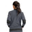 Medline Women's Bomber Jacket - Women's Bomber Jacket with Welt Pocket and Zipper, Charcoal, Extra Large - 2543CHRXL