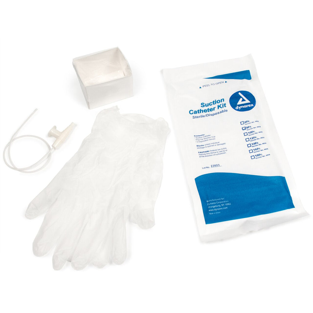 Dynarex Corporation Sterile Suction Catheters - KIT, CATHETER, SUCTION, PEDIATR, STERILE, 8FR - 4828