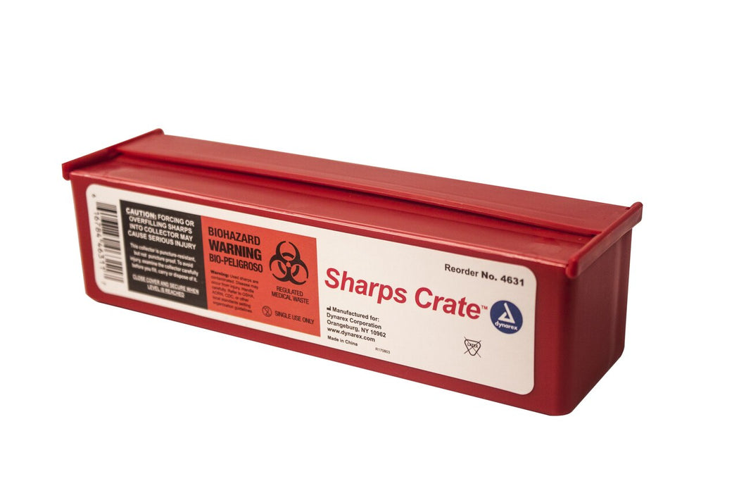 Dynarex Sharps Crates - CRATE, DYNAREX SHARPS - 4631