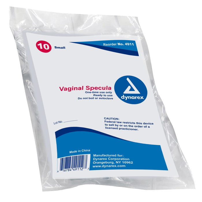 Dynarex Corporation Disposable Vaginal Speculas - SPECULUM, VAGINAL DISP, GRAVES STYLE, MED - 4915