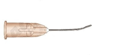 Eagle Labs Lacrimal Cannula - Lacrimal Cannula, Curved, Open End, 26G x 1" - 260-26