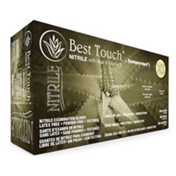 Sempermed USA Gloves Exam Best Touch Aloe PF Nitrile Latex-Free XS Blue 200/Bx, 10 BX/CA (BTNA201)