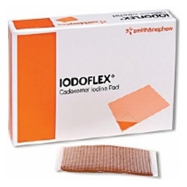 Smith & Nephew Wound Care Dressing Pad Iodoflex Cadexomer Iodine 2-1/8x3" Sachet CHG 3/Bx, 12 BX/CA (6602134010)