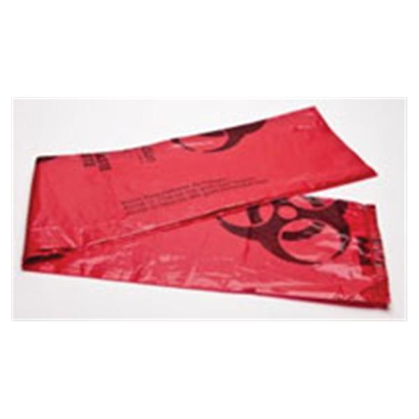 Medegen Medical Products Bag Bhzrd Ultra-Tuff 24x24 7-10g Twst Tie Rd/Blk 1.25mil 250/Ca