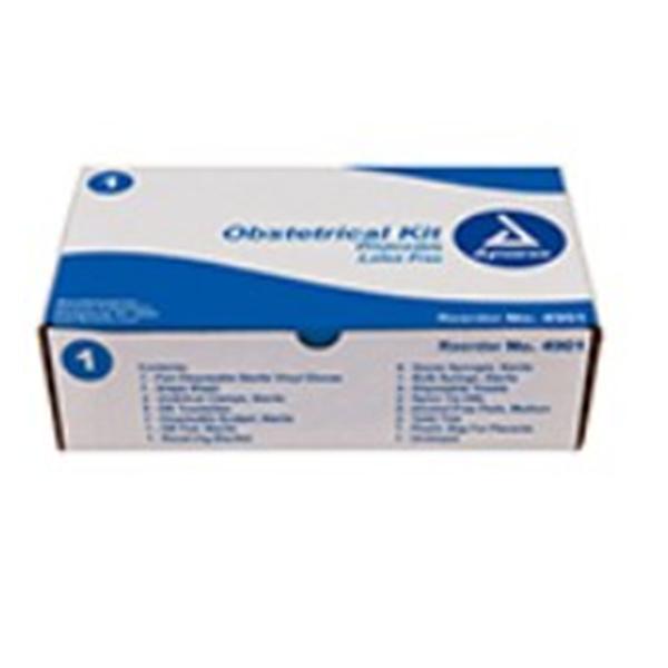 Dynarex oration Kit Obstetrical With Nitrile Gloves/Sterile Bulb Syringe Strl Ea, 10 EA/CA (4901)