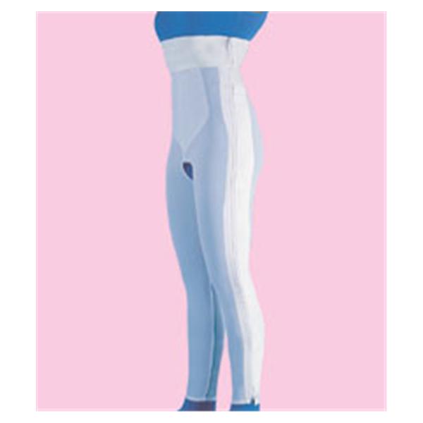 Frank Stubbs  Girdle Compression High Waist/Ankle Length Large 41-45" White Ea