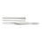 Miltex-Integra Miltex Forcep Tissue Iris 4" 0.8mm Wide Tip Straight 1x2Tth SS/NMgntc Ea