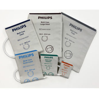 Royal Philips Multi-Patient Cuff - Multi Care Noninvasive Blood Pressure Gel-E Donut, Size S, 5.8 - 989803183341