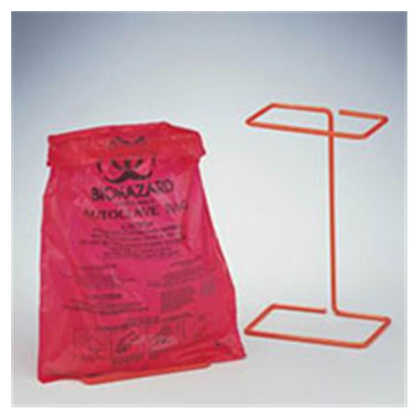 Bel-Art Products Bag Biohazard 8-1/2x11" HDPE Red Symbol Autoclavable 100/BX