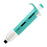 Globe Scientific  Diamond Line Adjustable Volume Pipette 1-5mL Graduated Green Ea