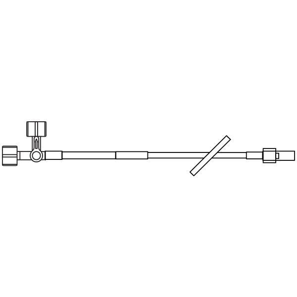 Baxter Healthcare Large Bore Stopcock Solution Sets - Large Bore Stopcock Extension Set, 36" - STP0073