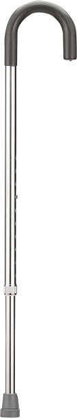 Drive / DeVilbiss Healthcare Round Handle Aluminum Canes - Standard Cane, Chrome - 10302-6