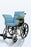 NYOrtho Geri-Chair Overlays - Full-Length Comfort Seat Pad for Geri-Chair, Light Blue, 72" L x 18" W - 9519GC