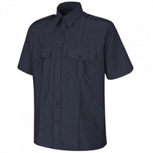 Vf Workwear-Div / Vf Imagewear (W) Men's Upgraded Short Sleeve Security Shirts - Unisex Short-Sleeve Upgrade Security Shirt, Dark Navy, Size XL - SP46DNXL