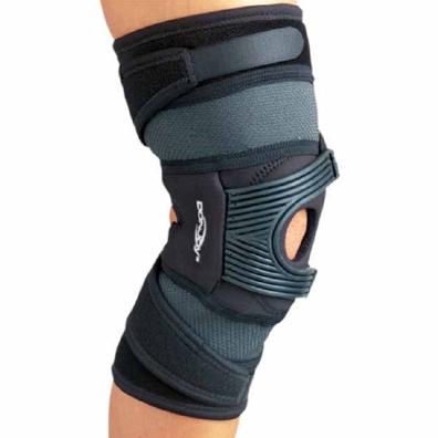 DJO Tru-Pull Advanced Knee Brace System - Tru-Pull Advanced System Knee Brace with Popliteal Cutout and Hinges, Right, Size XL - 11-2292-5