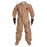 DuPont Tychem 5000 Coveralls with Attached Gloves - COVERALL, S, W / BF, TYCHEM 5000, TAN, 3X - C3184TTN3X000600