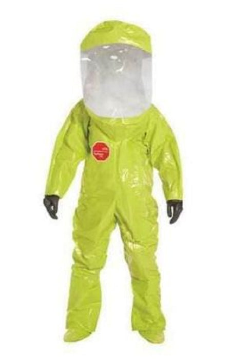 DuPont TyChem 10000 Training Suits - Tychem 10000 Training Suit, Lime Yellow, Size 4XL, Bulk Packed - TK586TLY4X000100