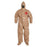 DuPont Tychem 5000 Coveralls with Attached Gloves - Tychem 5000 Coverall with Hood and Socks with Boot Flaps, Tan, Size 3XL, Berry Compliant - C3199TTN3X0006BN