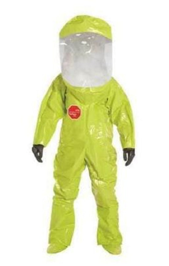 DuPont TyChem 10000 Training Suits - Tychem 10000 Training Suit, Lime Yellow, Size L, Bulk Packed - TK586SLYLG000100