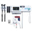 Welch Allyn Connex Wall System - Connex Integrated Wall System, SureTemp Plus Thermometry, PanOptic Ophthalmoscope - 84XTVXP-B