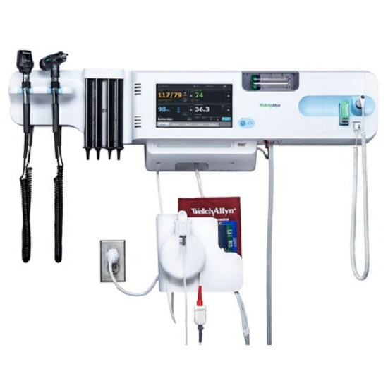 Welch Allyn Connex Wall System - Connex Integrated Wall System, SureTemp Plus Thermometry, PanOptic Ophthalmoscope - 84XTVXP-B