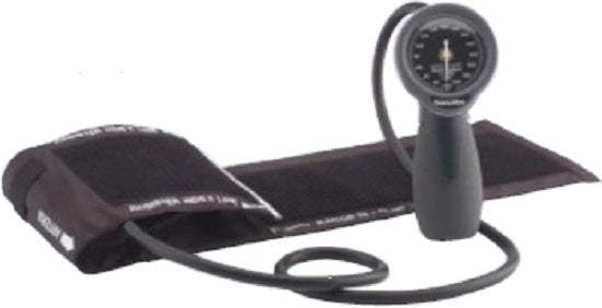 Welch Allyn Gold Series DS66 Trigger Aneroid Sphygmomanometer and Accessories - Trigger Aneroid, Child, 2 Piece Cuff / Bladder - 509829CB