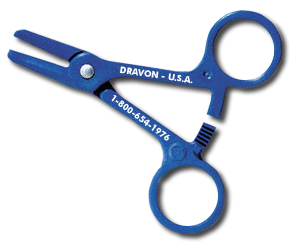 Dravon Medical True Blue A-Clamps - Disposable Plastic A-Clamp, Nonsterile, Red - A-120R