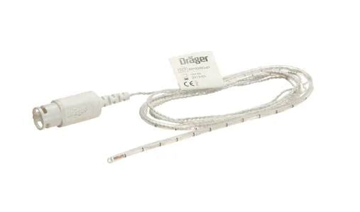 Draeger Pediatric Rectal Single Use Temprature Probe - Temperature Probe, Pediatric and Neonatal, Single-Use, 1.6 m, 5.25' - MP00997