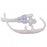 Salter Labs Cannulas with Filter and Two Lines - Divided Cannula with Luer Lock Filter, 7', Adult - 5018-7-7-25