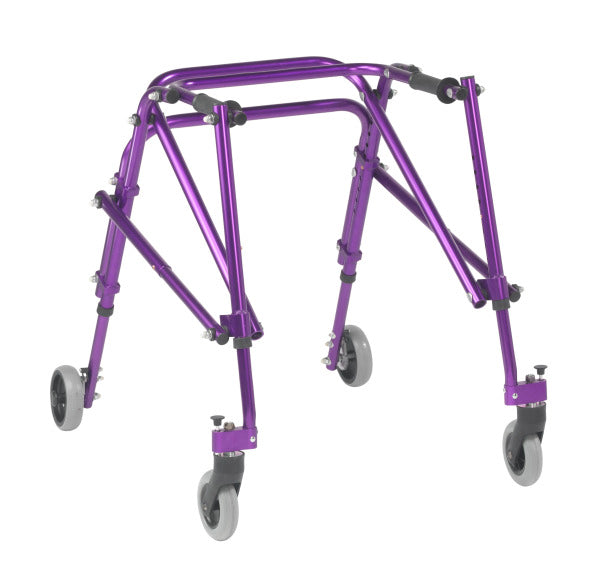 Drive DeVilbiss Nimbo Posterior Walker - Nimbo Posterior Walker, Wizard Purple, Size XS, 15.5"-19.5" Handle Height - KA1200-2GWP