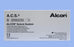 Alcon Labs Double Arm Nylon Suture - Nylon Suture, Black Monofilament, Size 10-0, 6", Double Armed CU5 Needle - 8065-1920-01