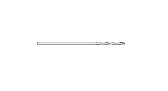 MicroAire Surgical Jacobs Twist Drills - Jacobs Twist Drill, Stainless Steel, 2.5 mm x 60 mm - 8053-024