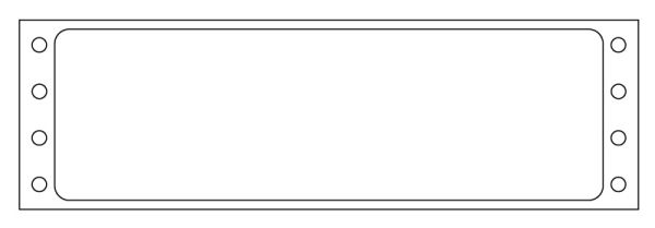 Medical Use Labels - Impact Labels, One Wide EDP, 3.0" x 15/16"