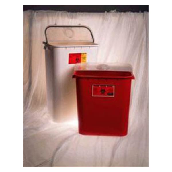 Bemis Healthcare Container Sharps Sentinel 8gal Large Plstc Rnd Opn Red Ea, 10 EA/CA (108 030)