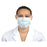 Denstply Sirona Preventive Face Mask Tie On Com-Fit Easy Breathe Blue 6bx/Ca