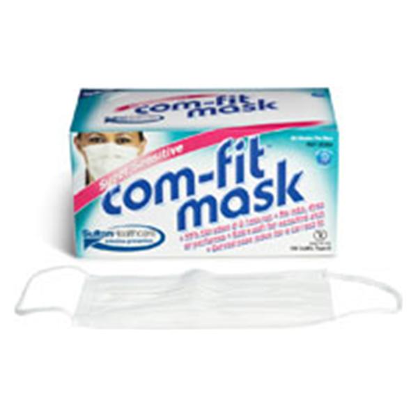 Denstply Sirona Preventive Face Mask Erlp Com-Fit Super Sensitive ASTM 1 Wht Prfm Fr 50/Bx, 10 BX/CA (20346)