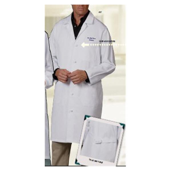 Fashion Seal Lab Coat Ctn Unsx Wht Md 39.5" Ea