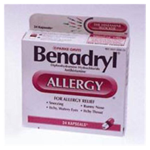 J&J Consumer Products Benadryl Allergy Ultratabs 25mg 60x2/Bx, 12 BX/CA (531706000)