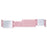 Speedi-Print Imprinter Wristband Vinyl X 9-1/4" L X 1" H (Adult) 6 -1/2" L X 3/4" H (Infant) Pink - 400 Per Box