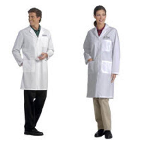 Fashion Seal Lab Coat Protective Poly Fashion Shield Unsx Ceil Lg Ea