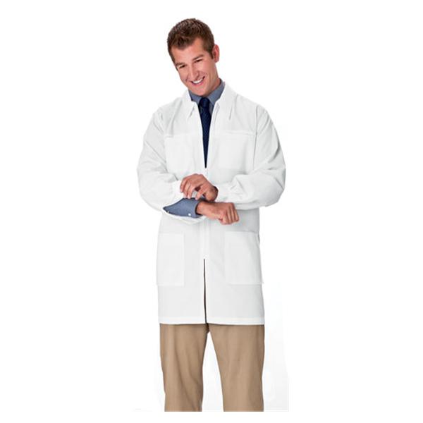 META By White Swan Lab Coat Dental Poly/Ctn META Unsx Wht 2XL 36" Ea