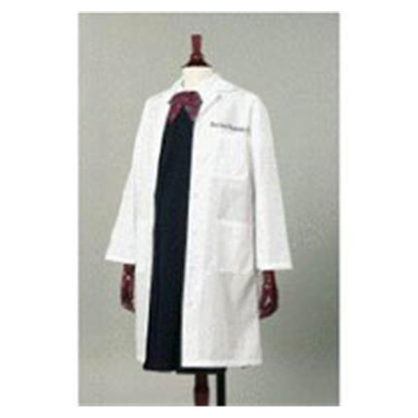 Fashion Seal Lab Coat Poly/Ctn Fashion Poplin W Wht Sz 6 39.5" Ea