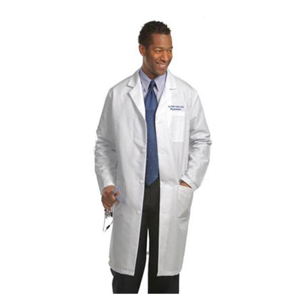 Fashion Seal Lab Coat Kn Lgnth Ctn M Wht Sz 40 41" EA (420-40)