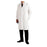 Landau Uniforms  Lab Coat Full Length 100% Cotton Twill Mens White Sz 48 43 in Ea