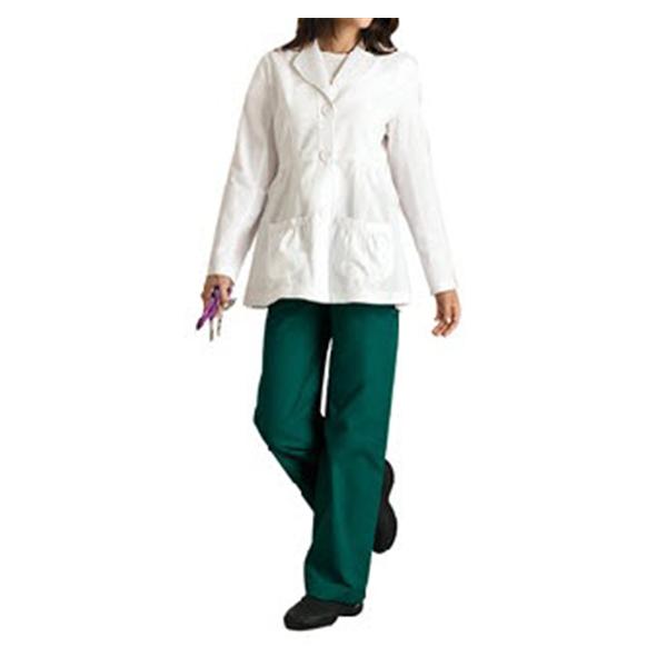 Landau Uniforms  Lab Coat 65% Polyester / 35% Cotton Womens White Small Ea (8734-WWXY-SM)