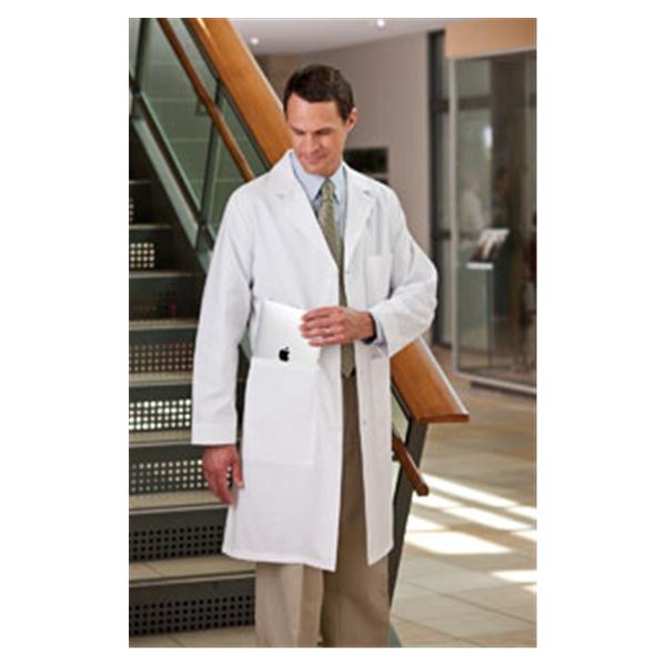 META By White Swan Lab Coat 65% Polyester / 35% Cotton META Unisex White 3XL 40" Ea (6116-011-3X)