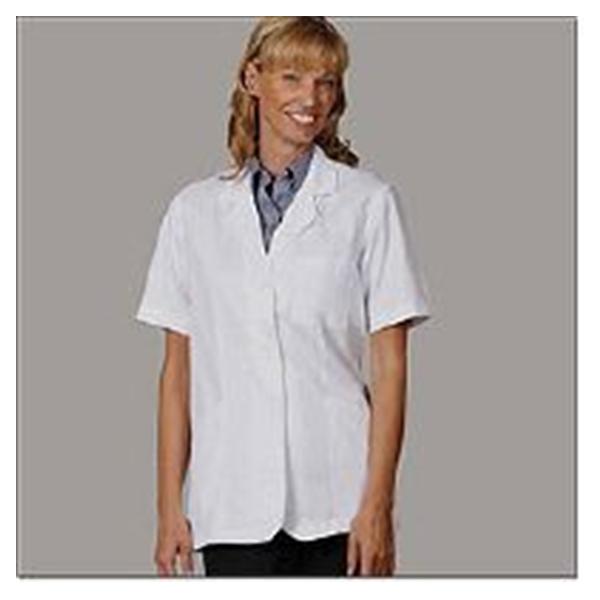 Fashion Seal Lab Coat 65% Polyester / 35% Cotton Womens White 2XL 30.25" Ea