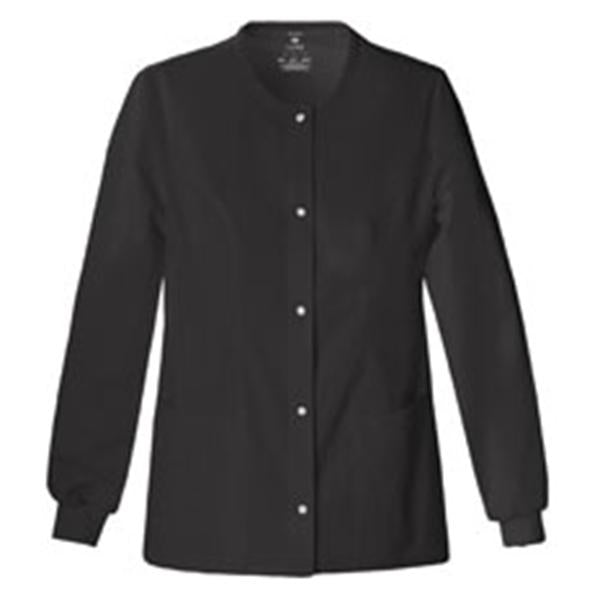 Luxe Jacket Warm-Up Poly/Ryn/Spndx Luxe W Blk 2XL 27.5" 3Pkt Ea