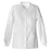 Luxe Jacket Warm-Up Poly/Ryn/Spndx Luxe W Wht XS 27.5" 3Pkt Ea